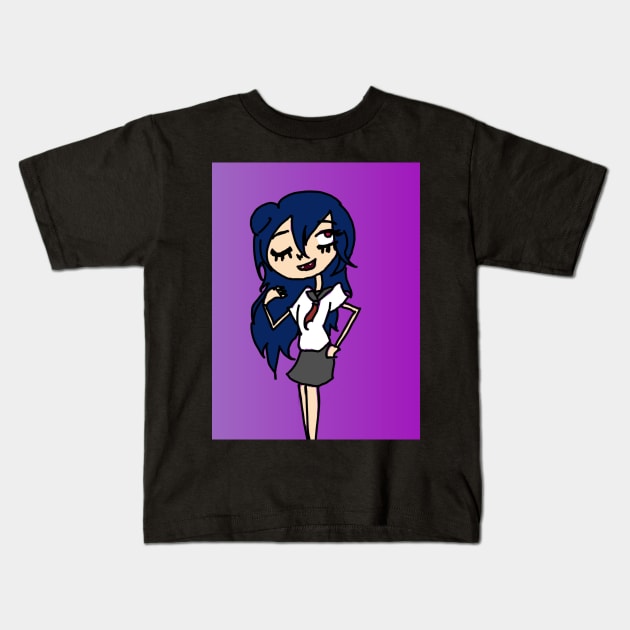 Yohane Tsushima; Purple BG Kids T-Shirt by nhitori